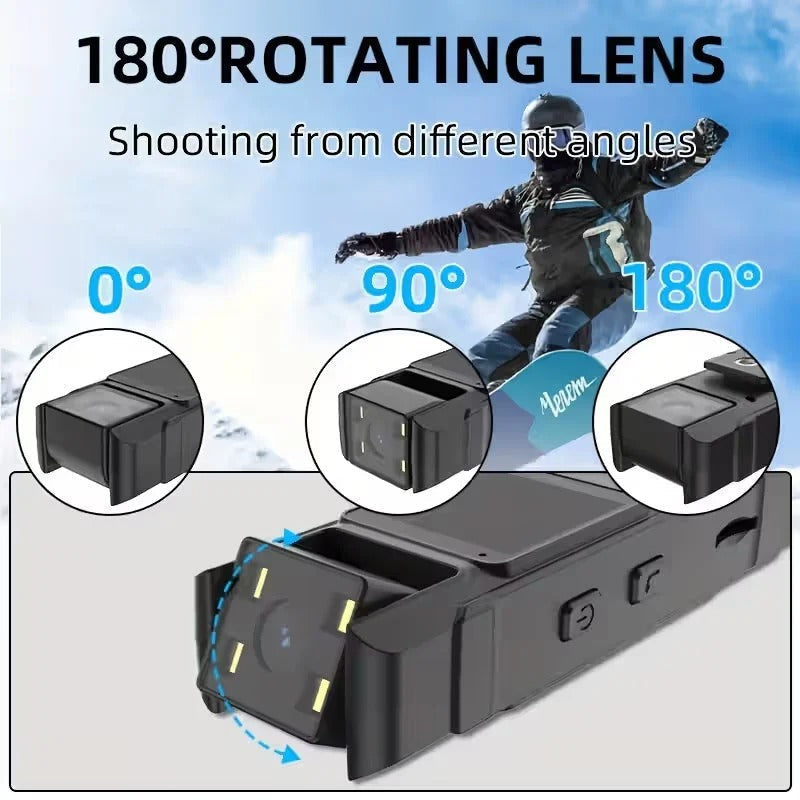 4K Rotatable Body Camera