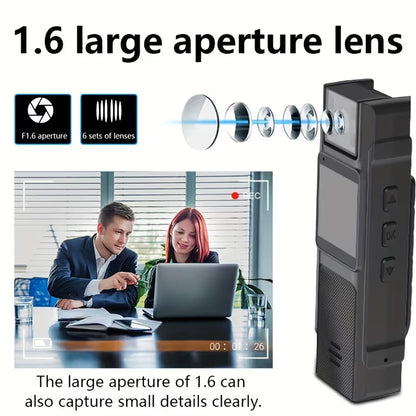 4K Rotatable Body Camera