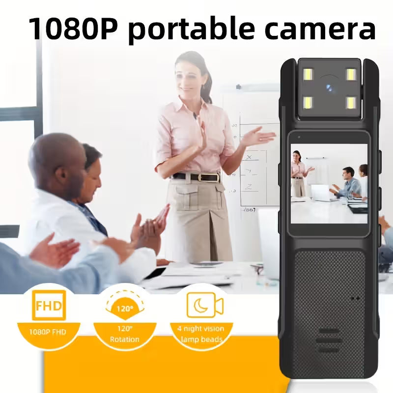 4K Rotatable Body Camera