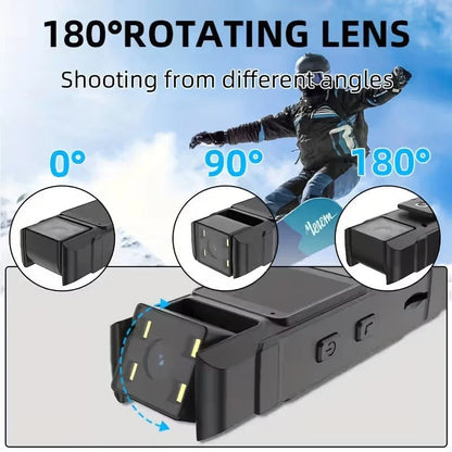 4K Rotatable Body Camera